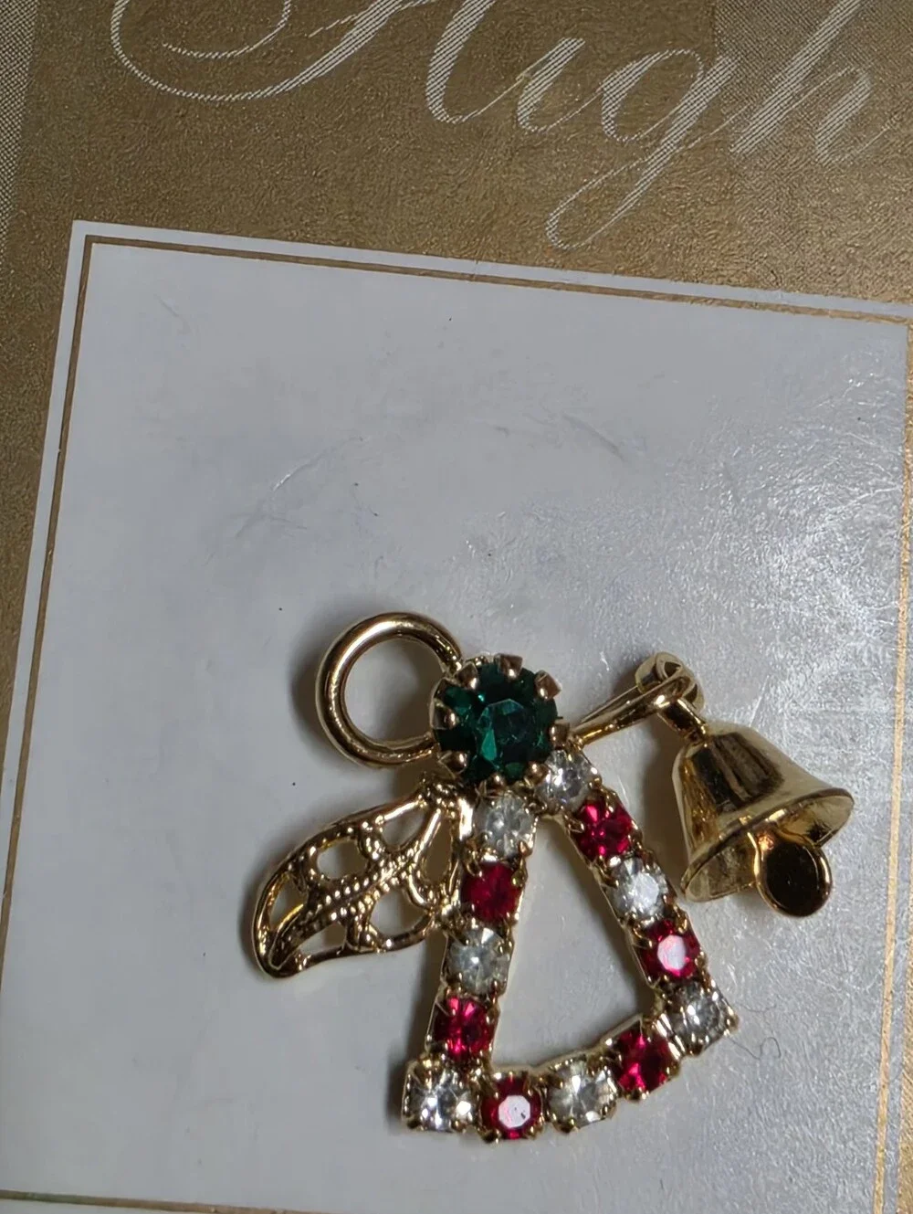 Vintage 2001 Roman Inc Angels  Christmas Pins Set Of 2 New Old Stock